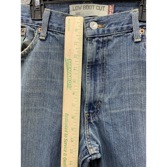Vtg Levi’s 527 Men’s Denim Jeans Low Boot Cut Blue Distressed Size 36X34 - Picture 5 of 16
